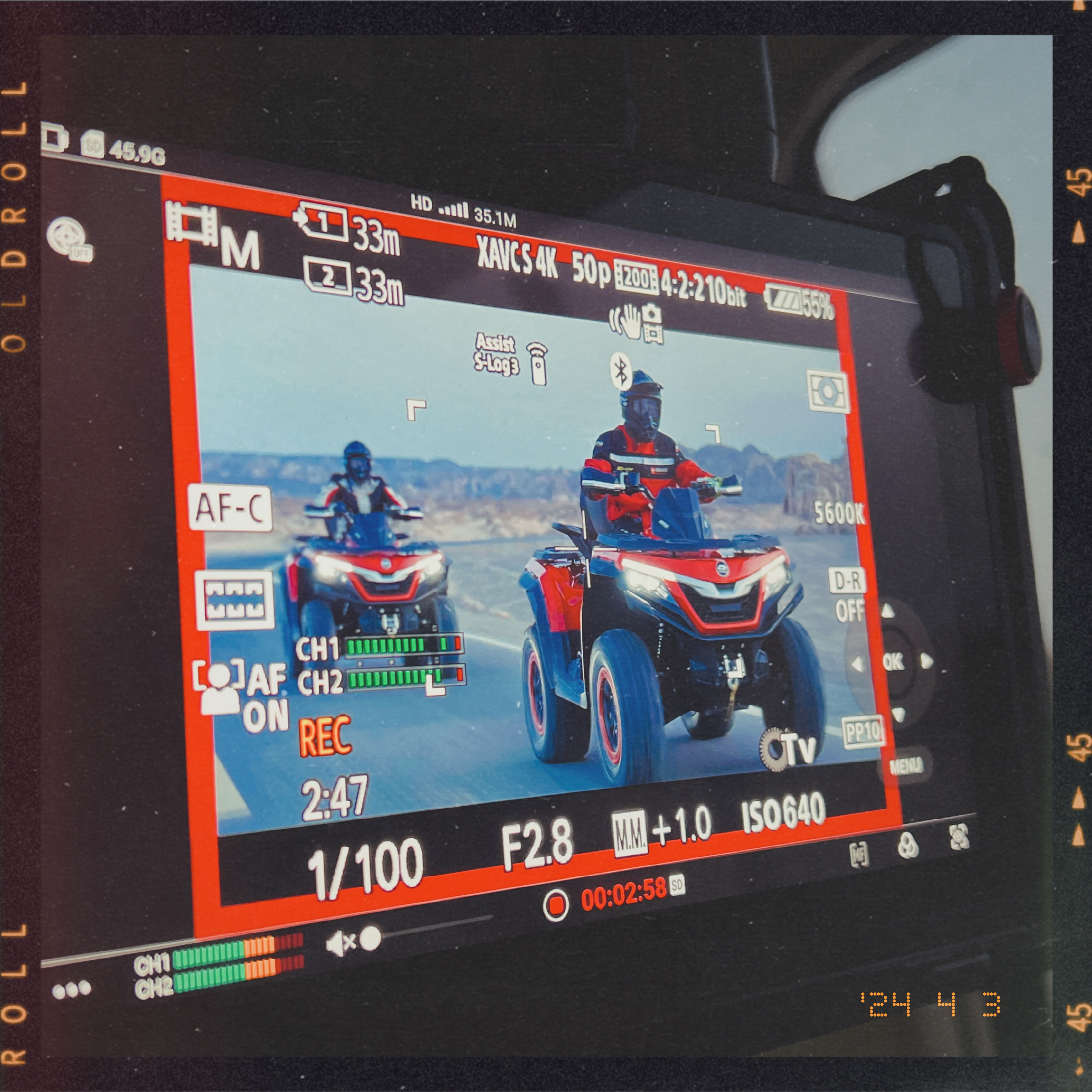 新疆哈密大海道越野摩托廣告拍攝花絮