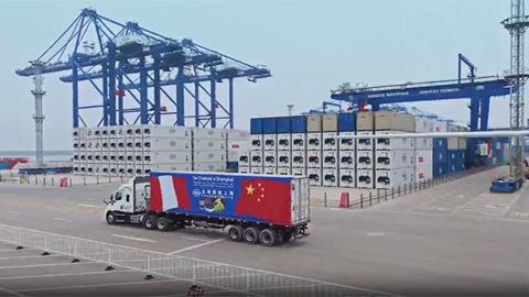 中遠海運秘魯錢凱港開港儀式